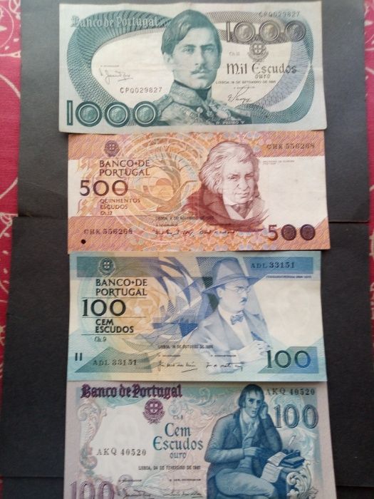 8 notas 20$,50$100$,500$,1000$ novas, ver fotos