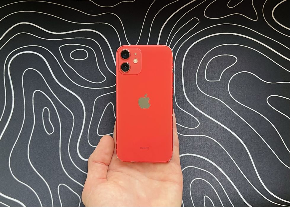Отличный iPhone 12 MINI - 256 гб - NEVERLOCK - 100% АКБ - RED