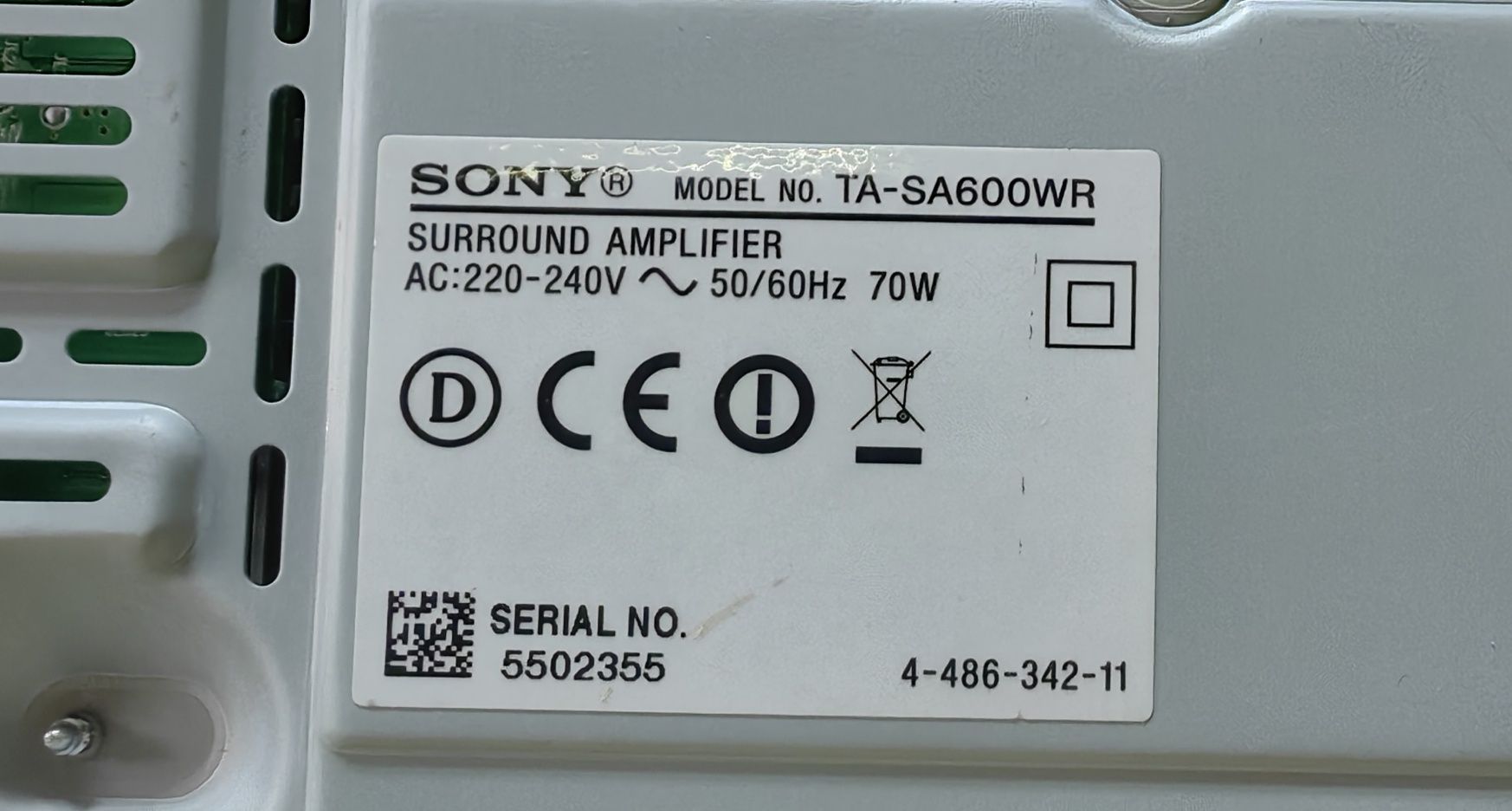 Комплект Sony SS CTB126/TA SA600/SSD WSB127/SS TSB134