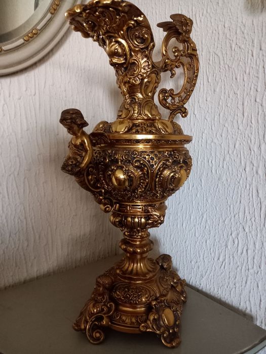 Jarrão antigo dourado