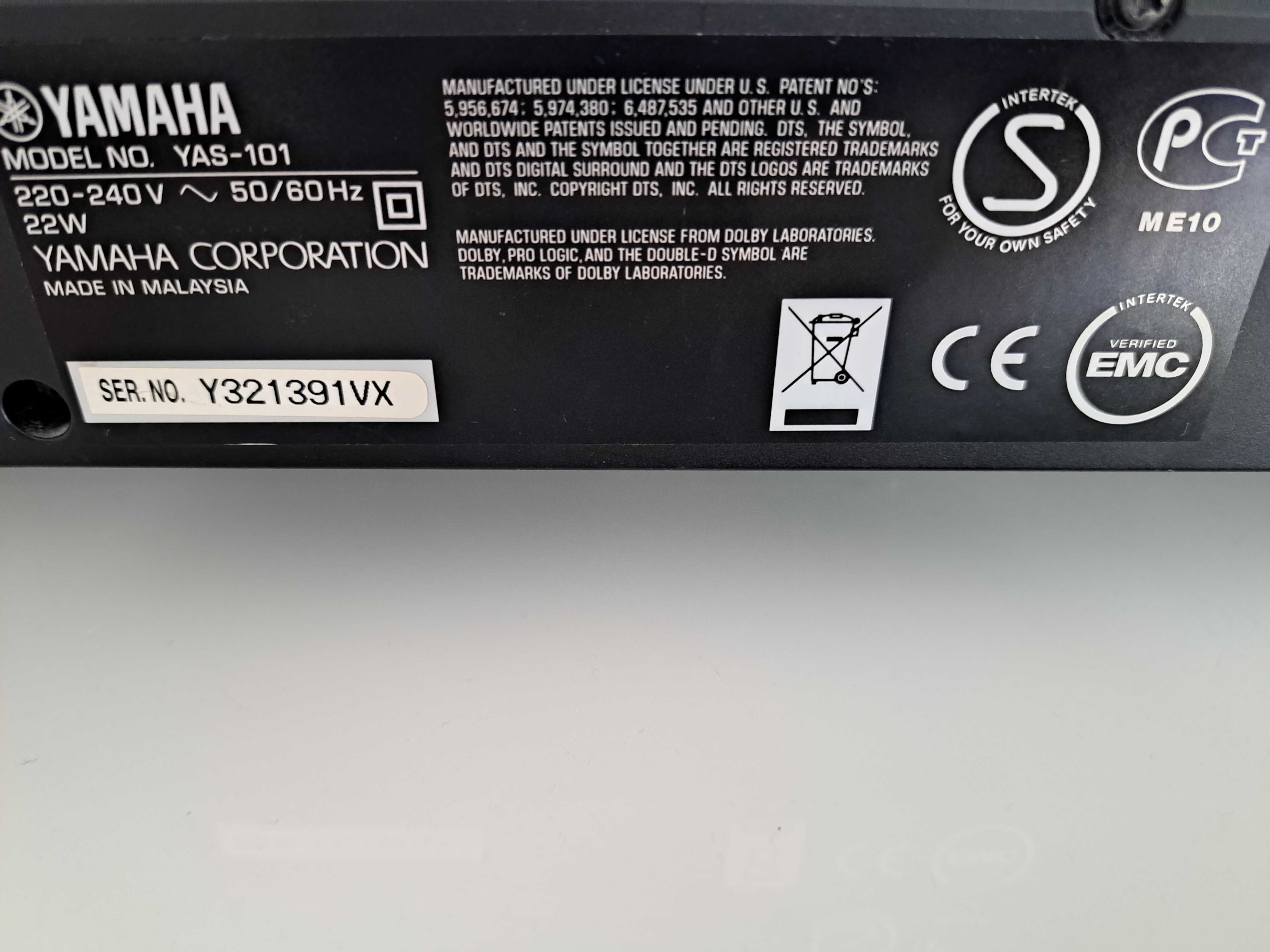 Soundbar YAMAHA YAS-101