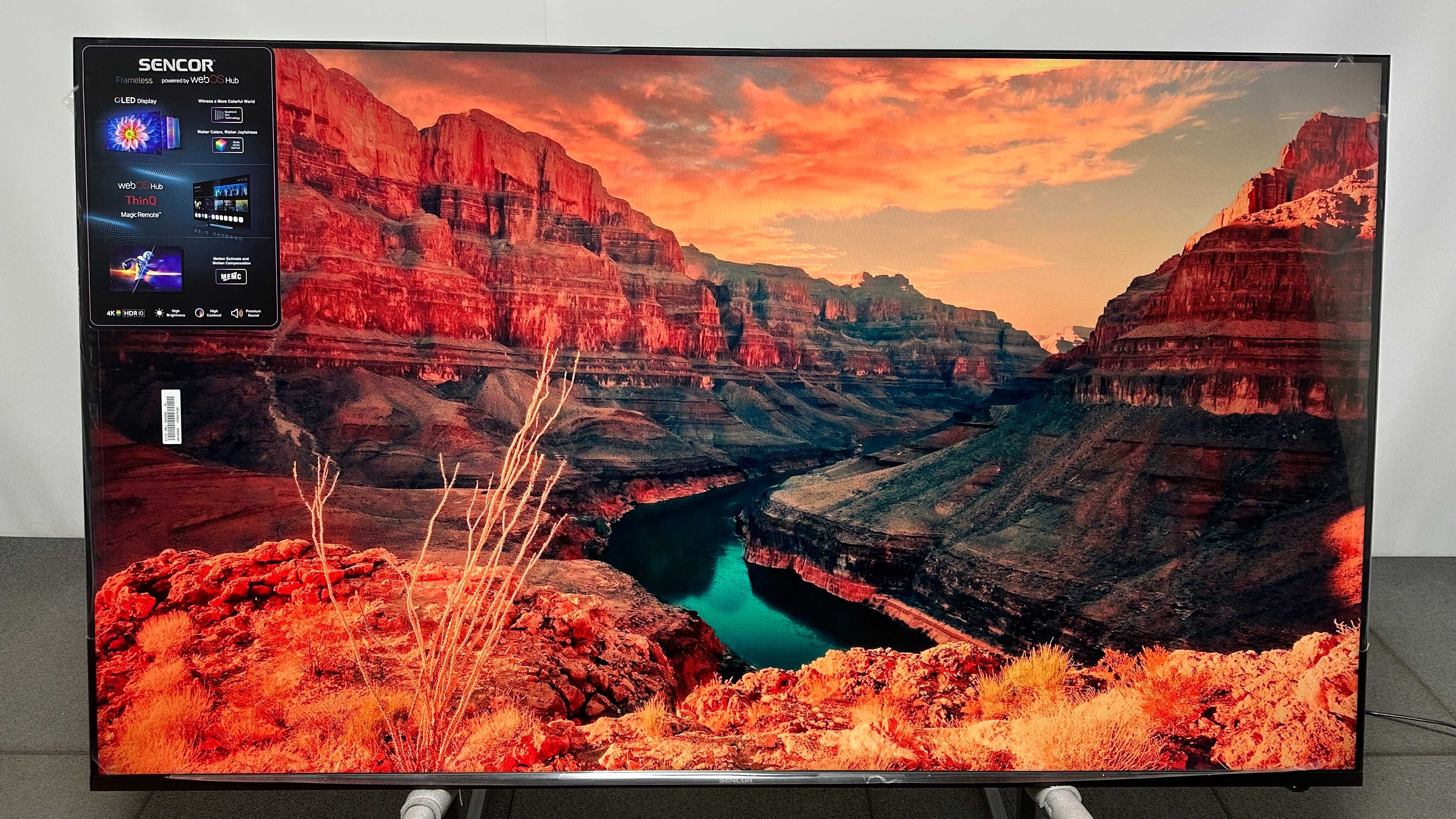 Телевізор 65 дюймів Sencor SLE 65Q870TCSB (QLED 4К Smart TV T2/S2)