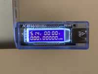 USB тестер KEWEISI 5-12V (тест зарядных, повербанков)