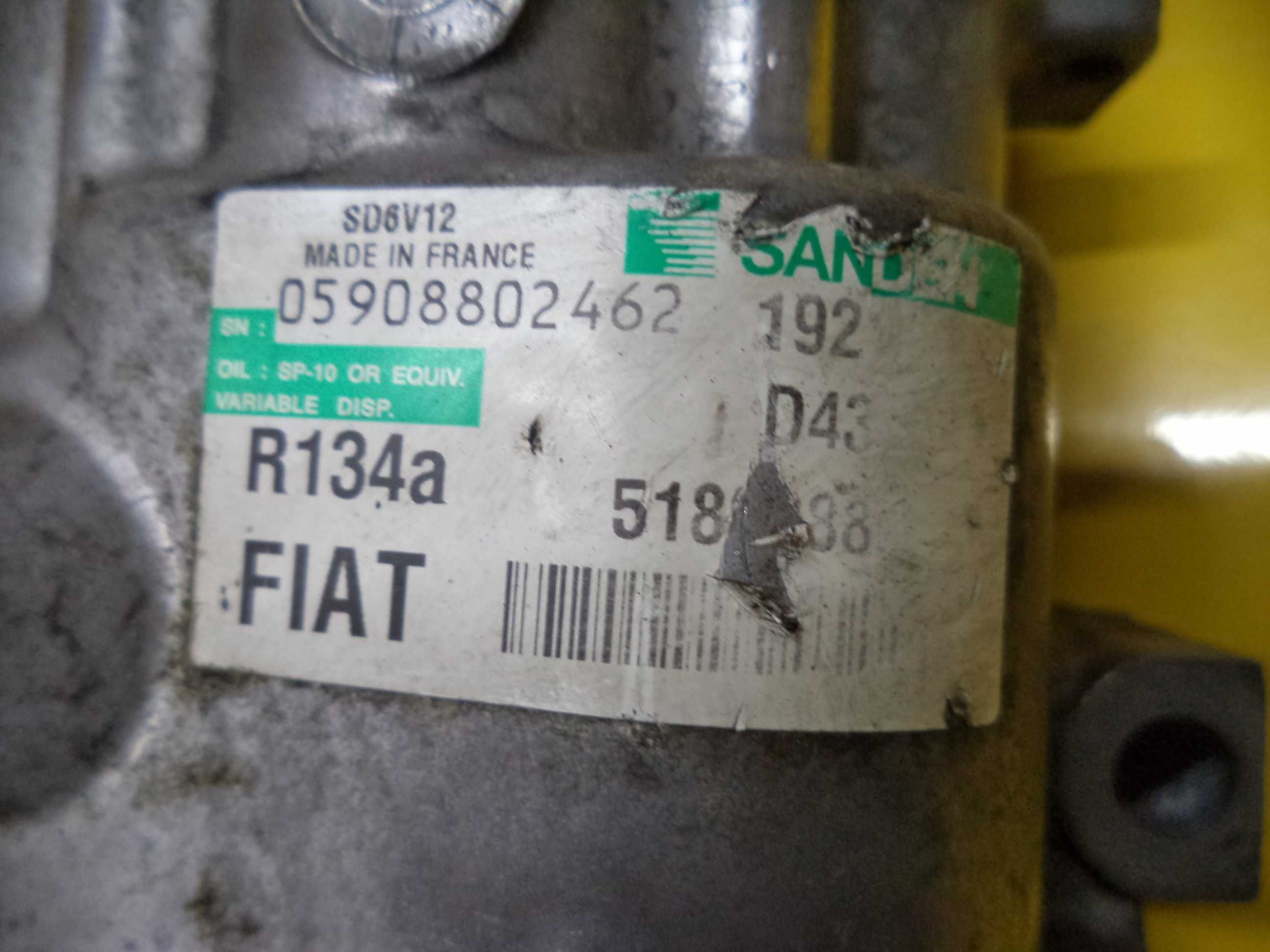 Компрессор кондиционера Fiat Punto Fiat Doblo Fiat Fiorino Fiat Qubo