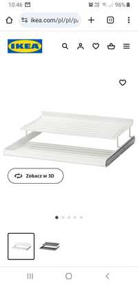 Wysuwana półka na buty, biała, 75x58 cm ikea
Wysuwana półka na buty, b