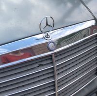 Эмблема на капот Mercedes прицел кузов W124,W123,W201,W126