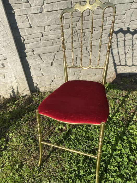 Krzesło z mosiądzu , Chiavari , Wlochy