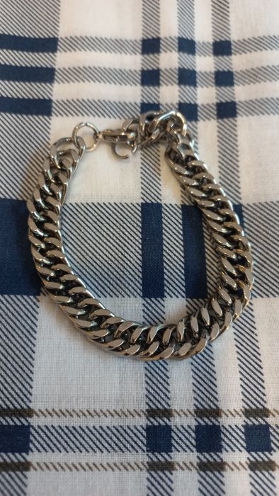 Pulseira homem de aço inoxidável