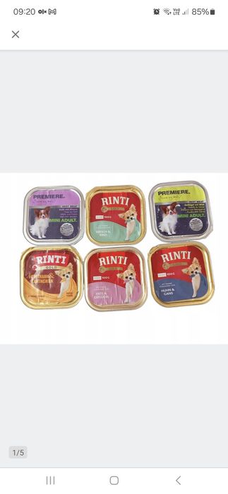 50szt×100gram.Karma Premium dla psa w mixie.