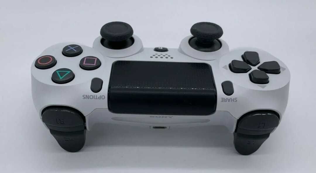 Oryginalny pad kontroler bezprzewodowy PS4 PC biel
