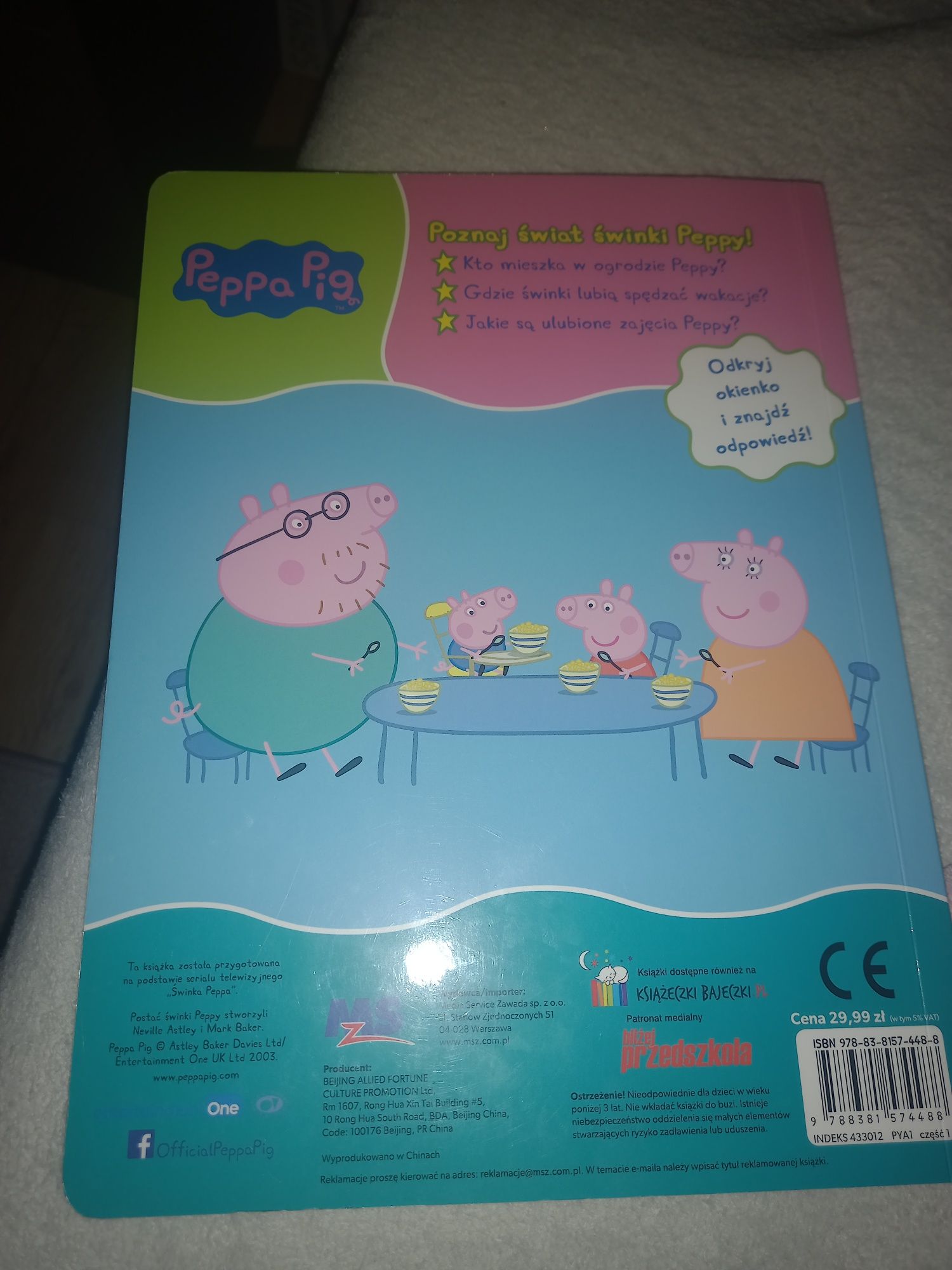 Świnka peppa książka