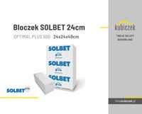 Bloczek z betonu komórkowego SOLBET OPTIMAL PLUS 500 24x24x59cm