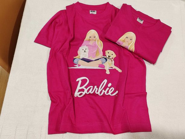 T-shirts e acessórios Barbie (mala, estojo, pulseira..) - Novos
