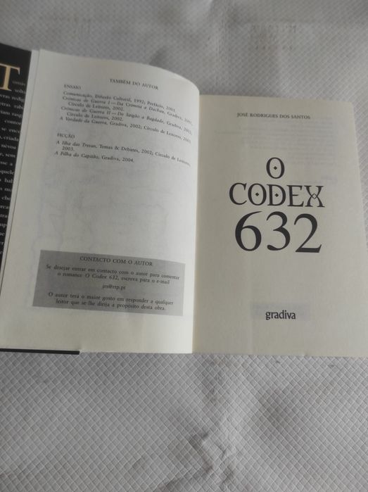 O codex 632 livro