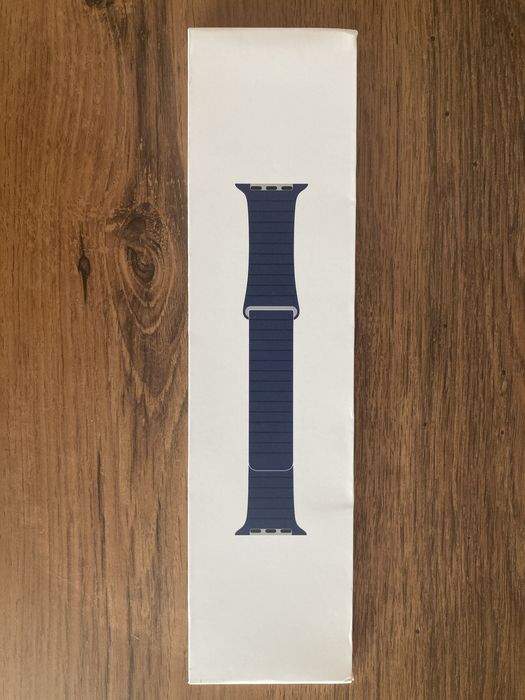 Ремешок Apple Diver Blue Leather Loop - Large (MGXD3)