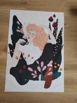 Duży Plakat Coffee Anna Rudak bez ramy 70x100 cm