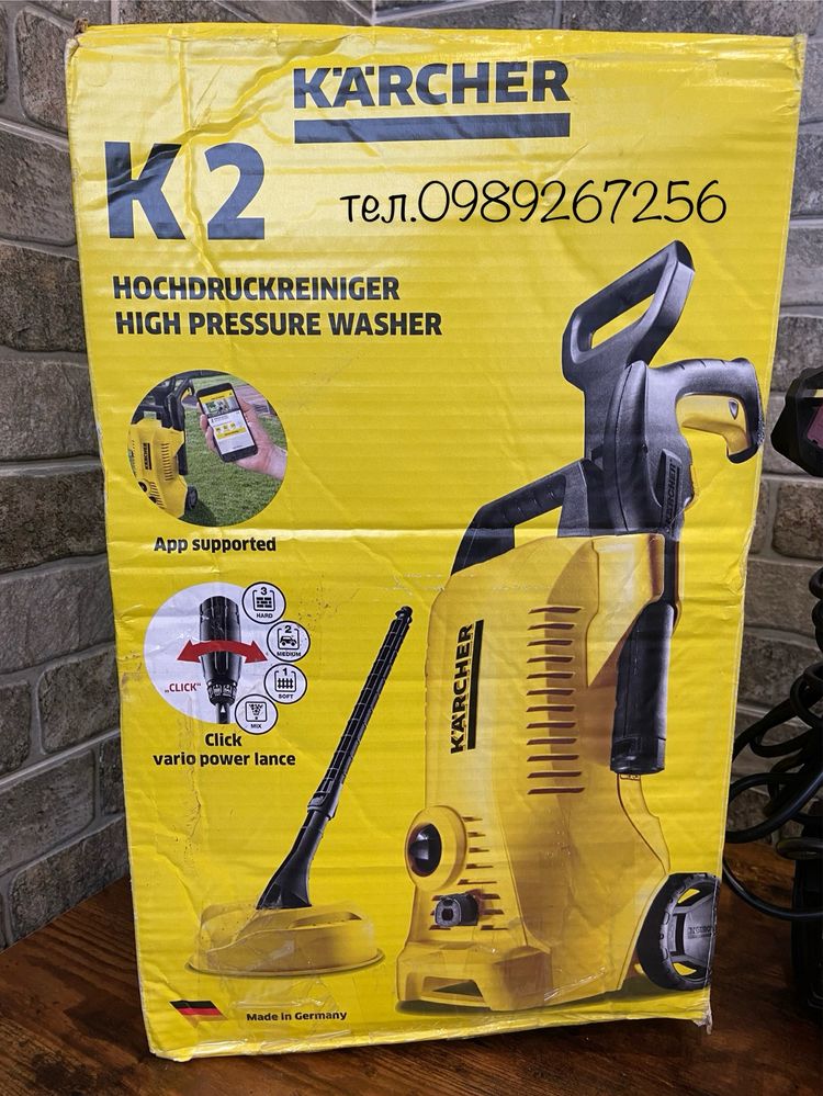 Минимойка высокого давления, мойка, Karcher K2 Power Control з АНГЛІЇ
