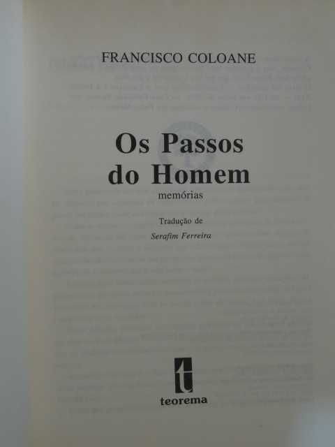 Os Passos do Homem de Francisco Coloane