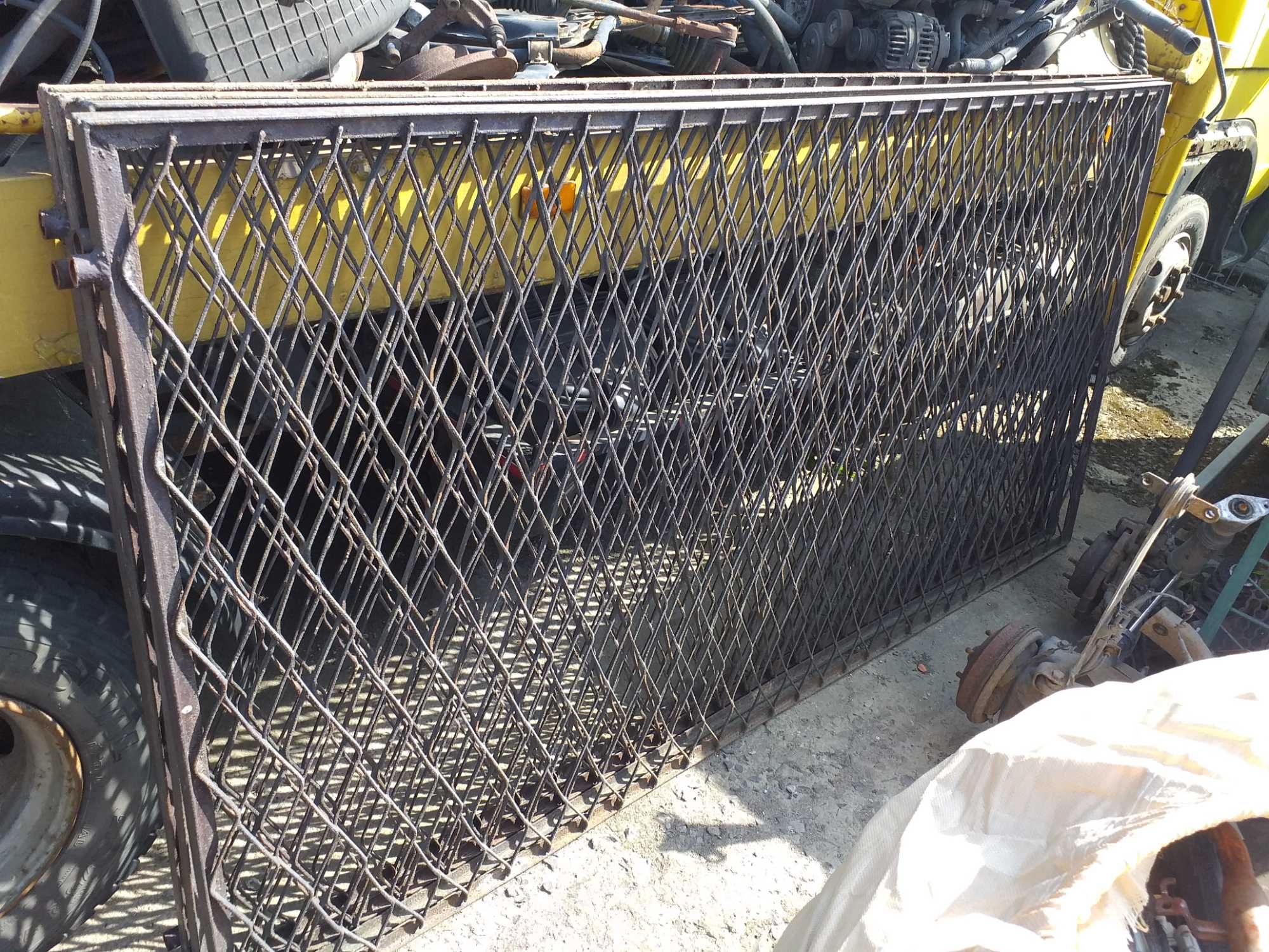 Ogrodzenie kojec siatka górnicza furtka komplet z demontażu