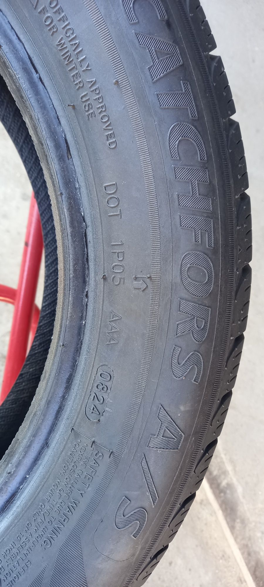 2x opony całoroczne 185x65R15 jak nowe 24 rok