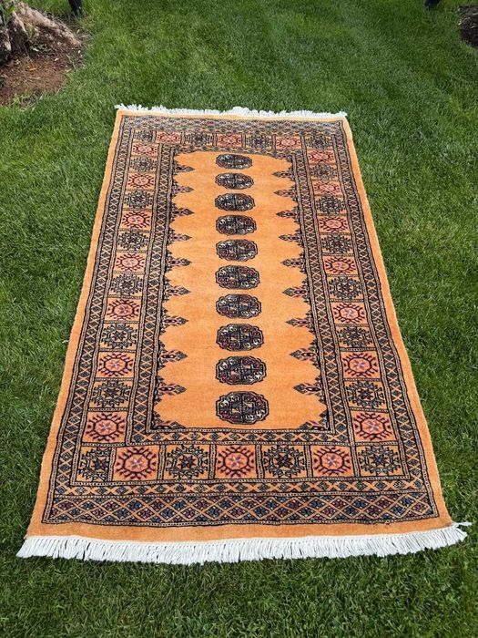 Nowy Dywan Ręcznie Tkany Kaszmirowy Pakistan Buchara 170x95 gal. 6 tyś