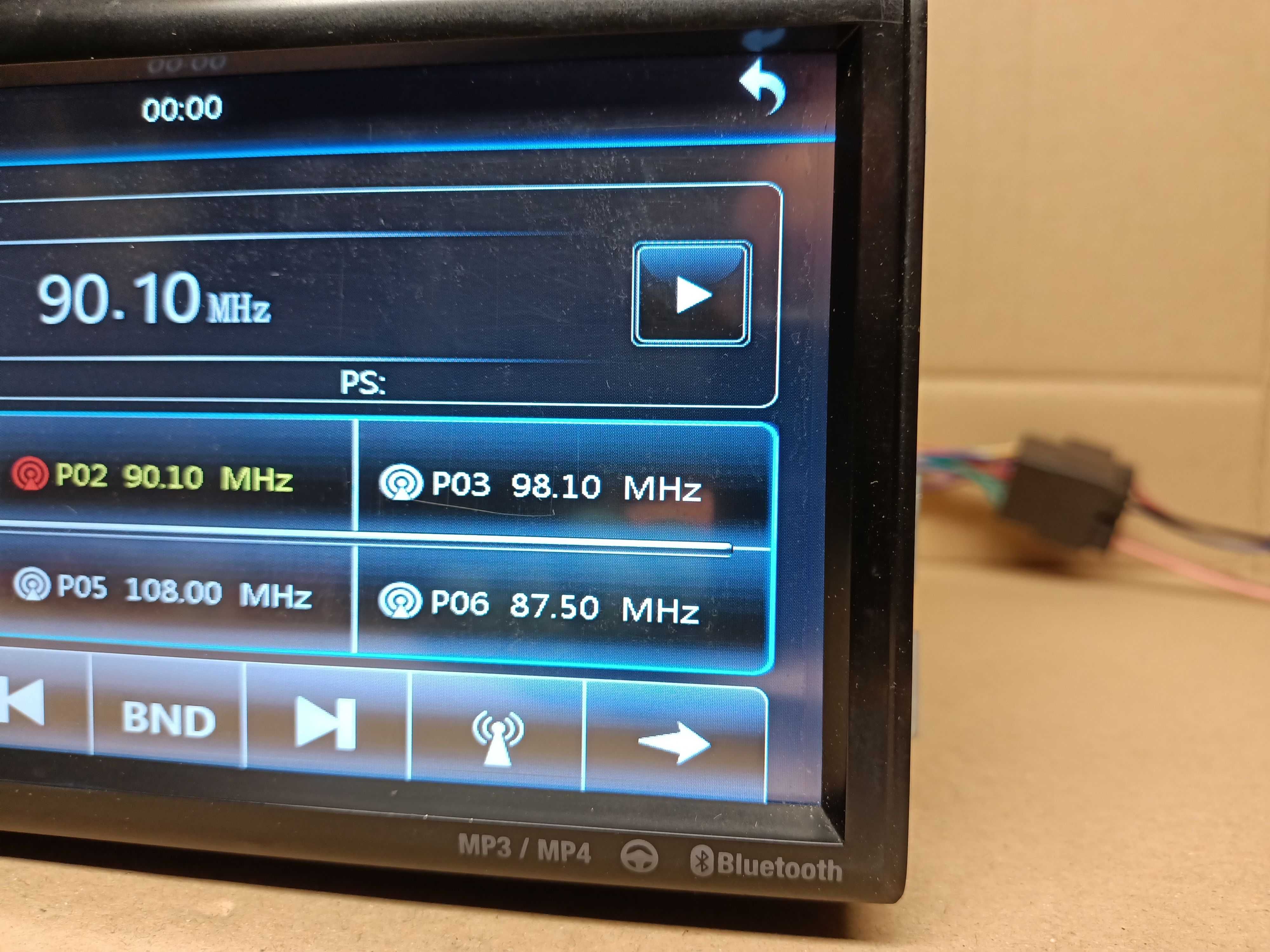 Radio 2 Din Biltema 24-602 USB Bluetooth