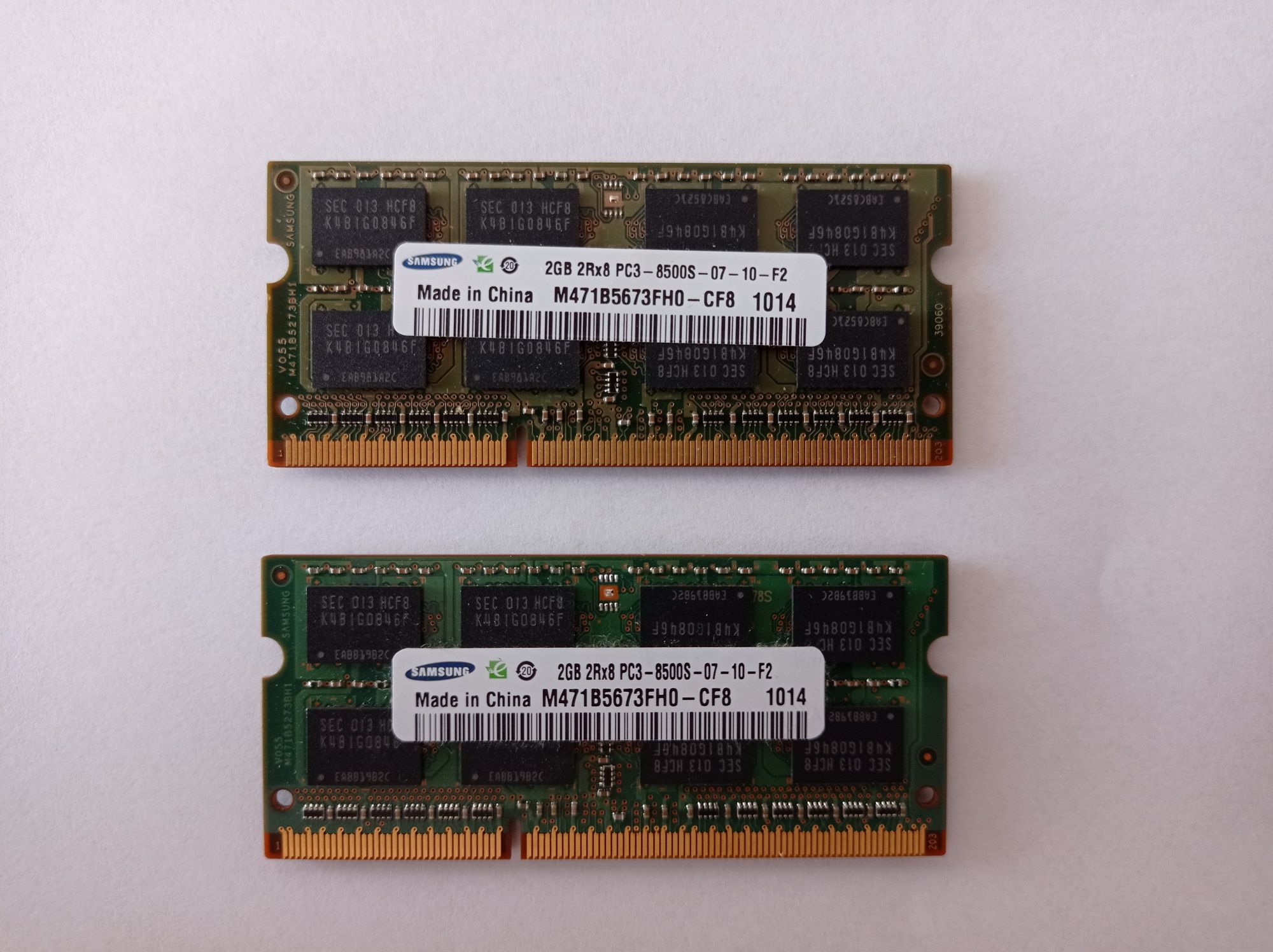 Pamięć RAM 2GB 2Rx8 PC3-8500S Samsung