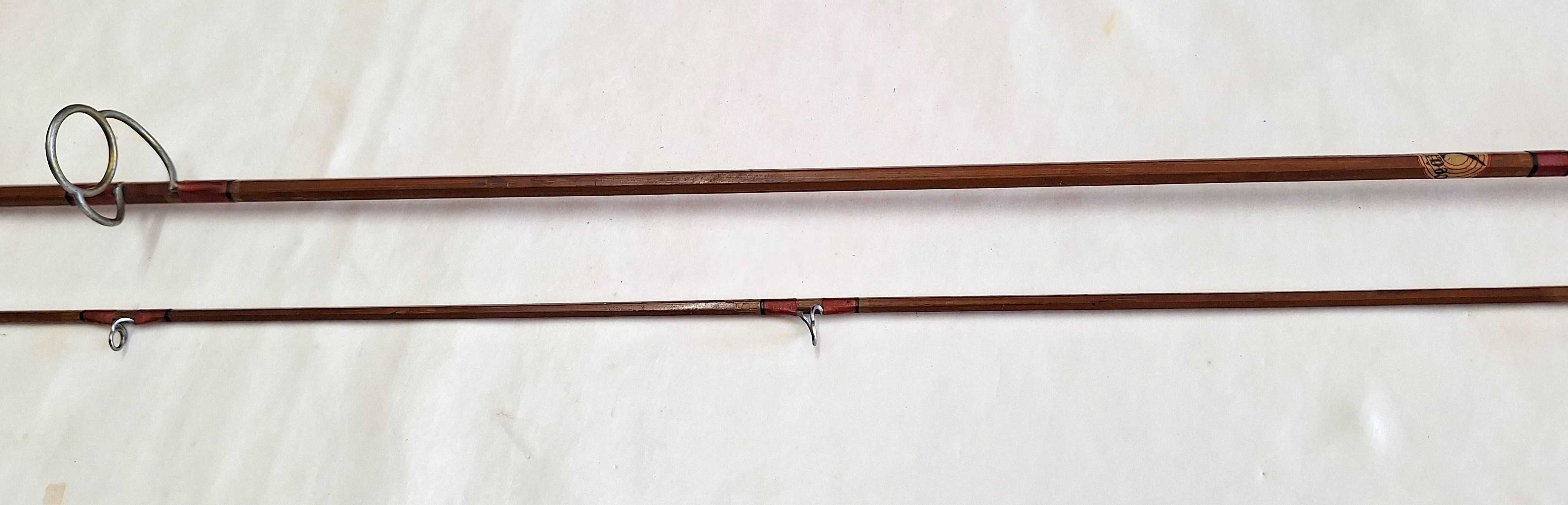 Cana de pesca de Bambu Hexagonal antiga - Arjon - #/// -7(De Coleção)