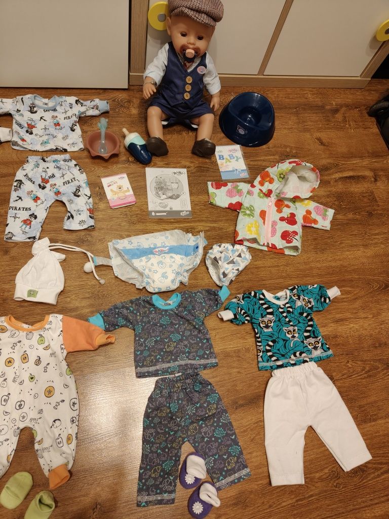 Lalka baby born zaph creation soft touch chłopiec w eleganckim stroju
