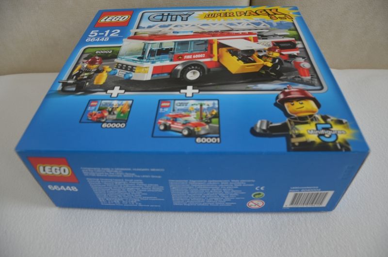 NOWE LEGO City 66448 klocki zestaw super pack 3 w 1 straż pożarna 3in1