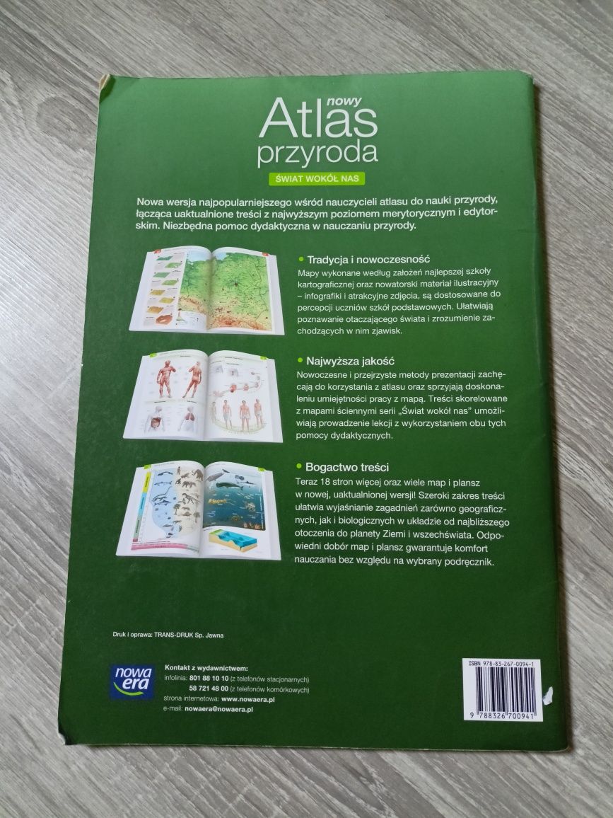 Atlas przyroda biologia szkoła podstawowa