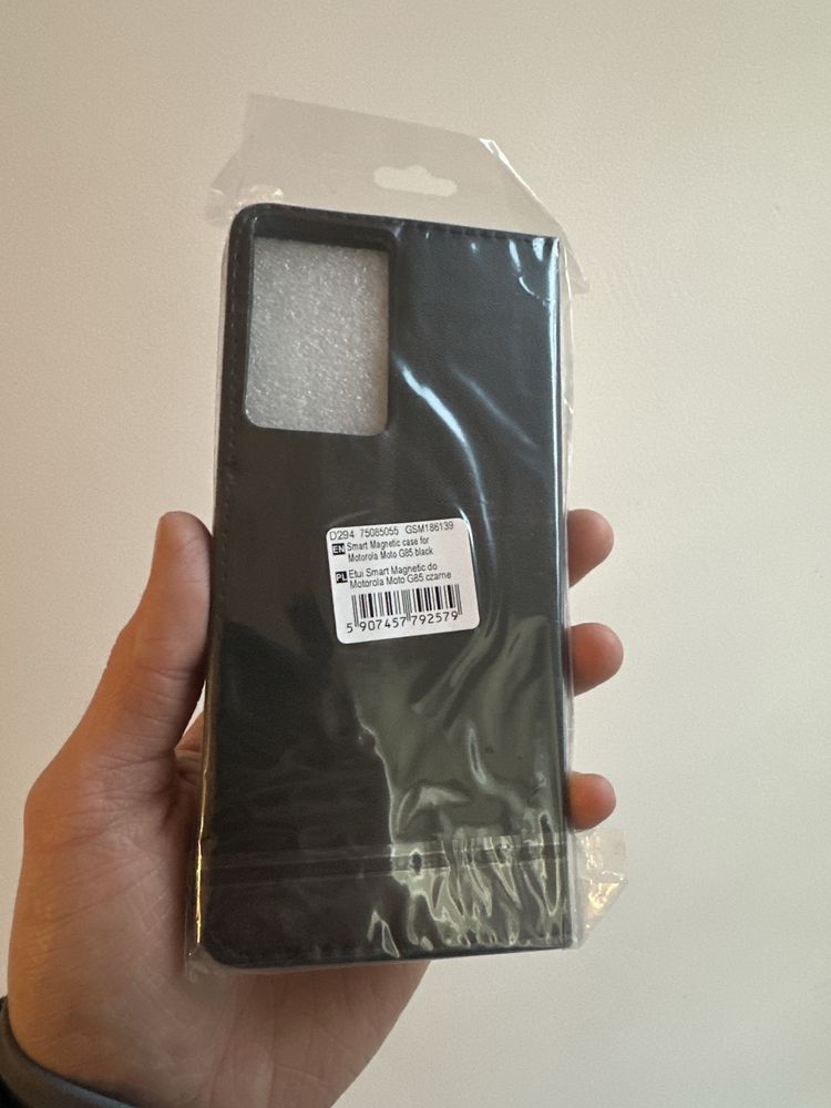 Etui otwierane do boku + folia hydrożelowa do motorola moto G85