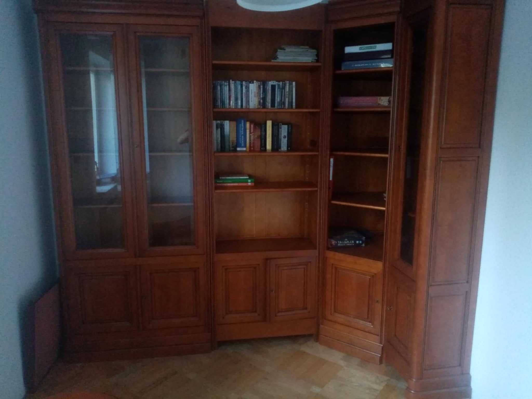 Biblioteka lite drewno Ludwik Filip BERYK FILS