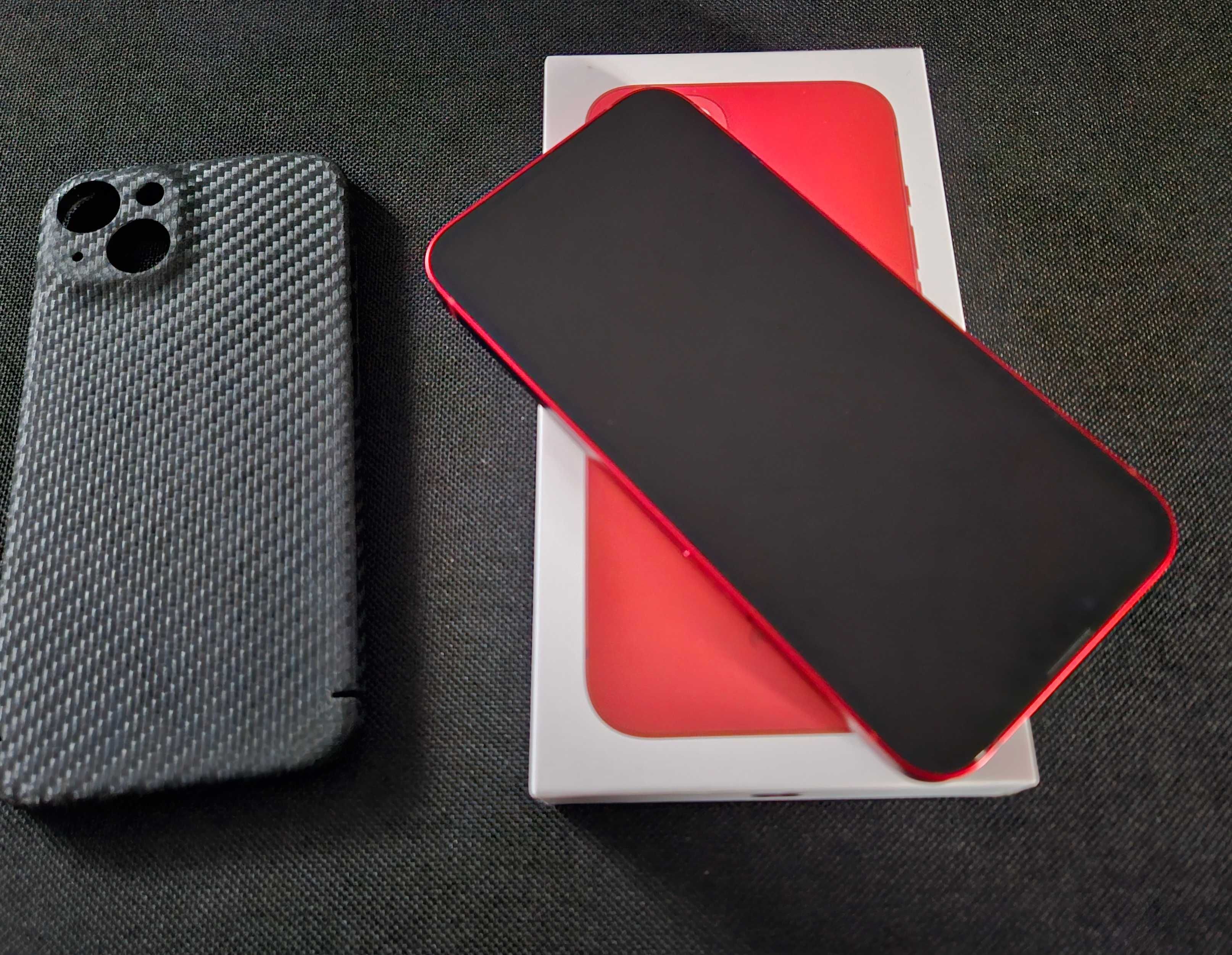 Piekny RED UNIKAT Apple iPhone 13 red 256gb zamienie zamiana product