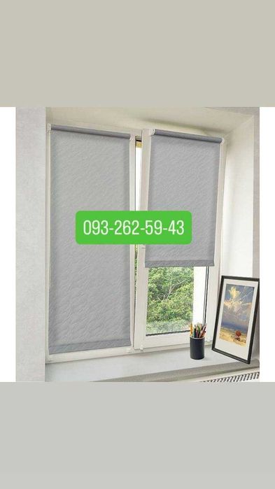 Тканинні ролети Р2 та рулонні штори на заказ. Жалюзі з тканини