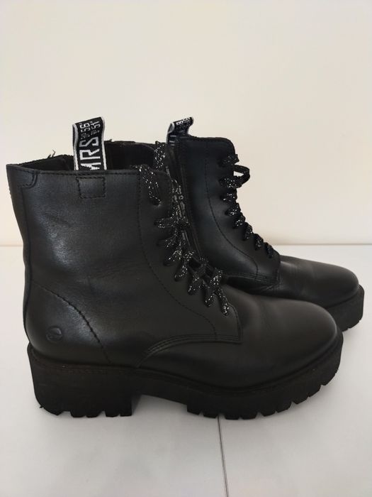 Botki sznurowane/traperki marki Tamaris - rozmiar 38