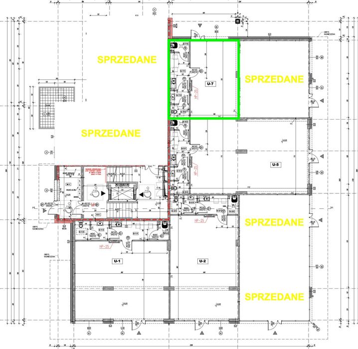 Lokal usługowy 44,17m2 U7