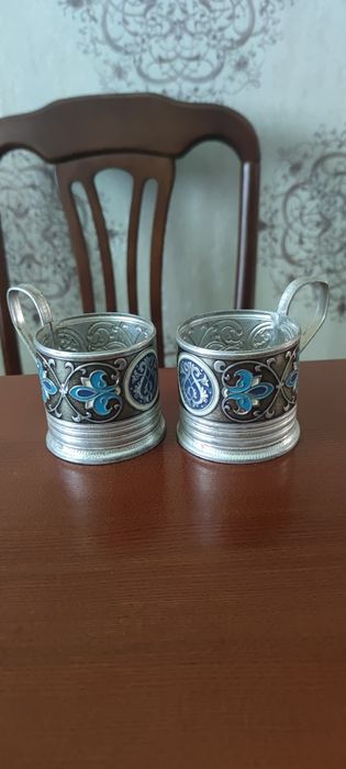 Подстаканники мельхиор, алюминий СССР