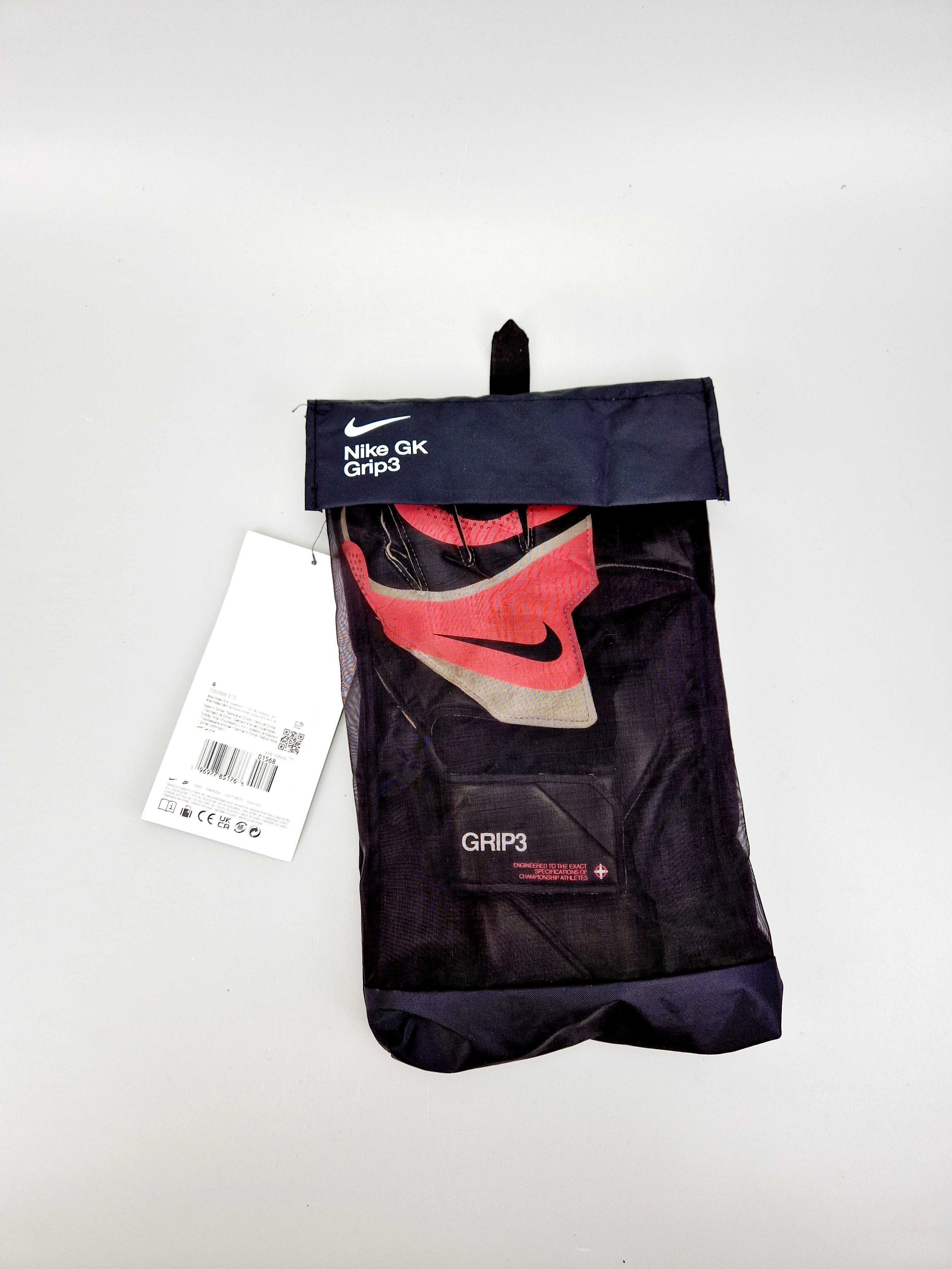 Rękawice Bramkarskie Nike Grip3 roz 8