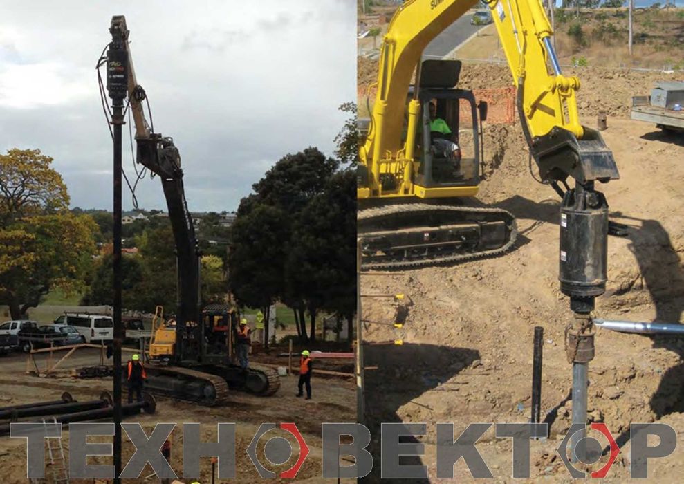 Гідробури Digga для техніки 5-10 т. Шнек, бара, траншеєкопач, привід.