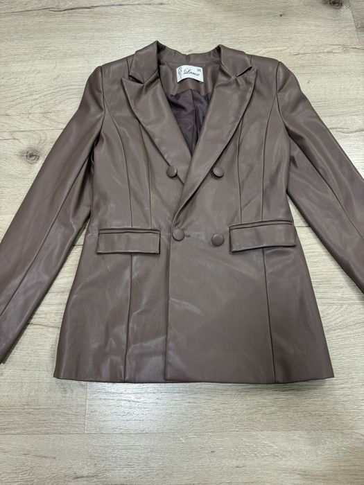 Піджак з еко шкіри Larex