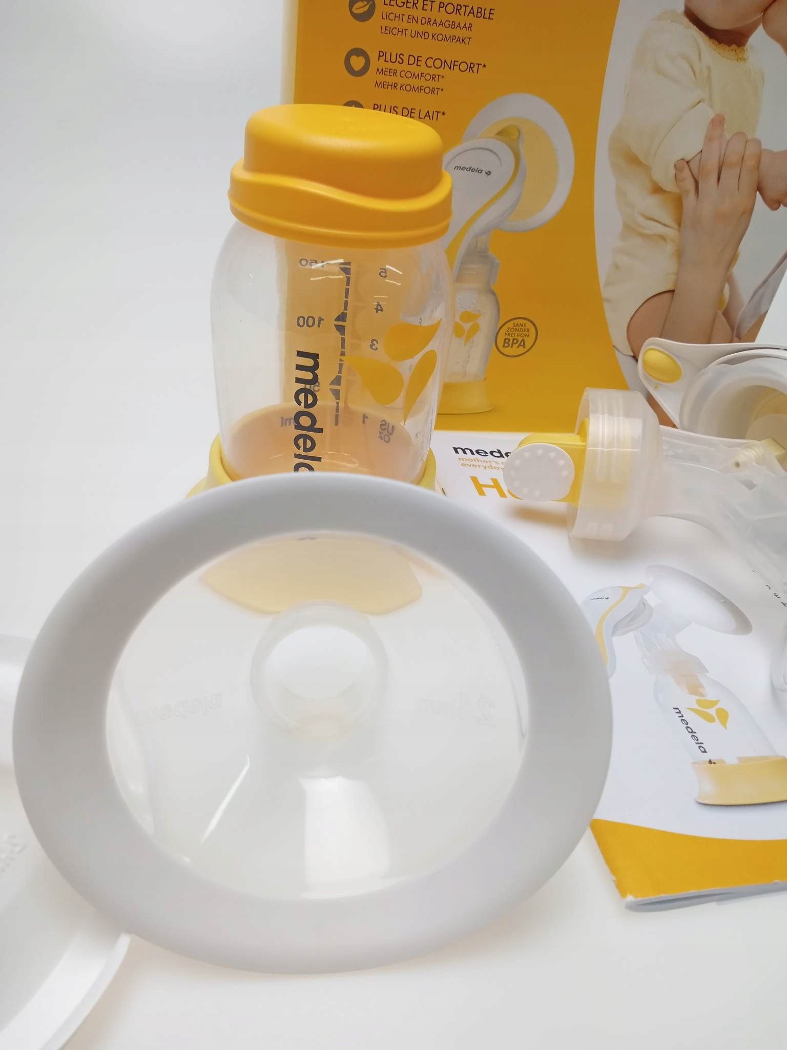 Medela Laktator Harmony Flex Ręczny Dwufazowy