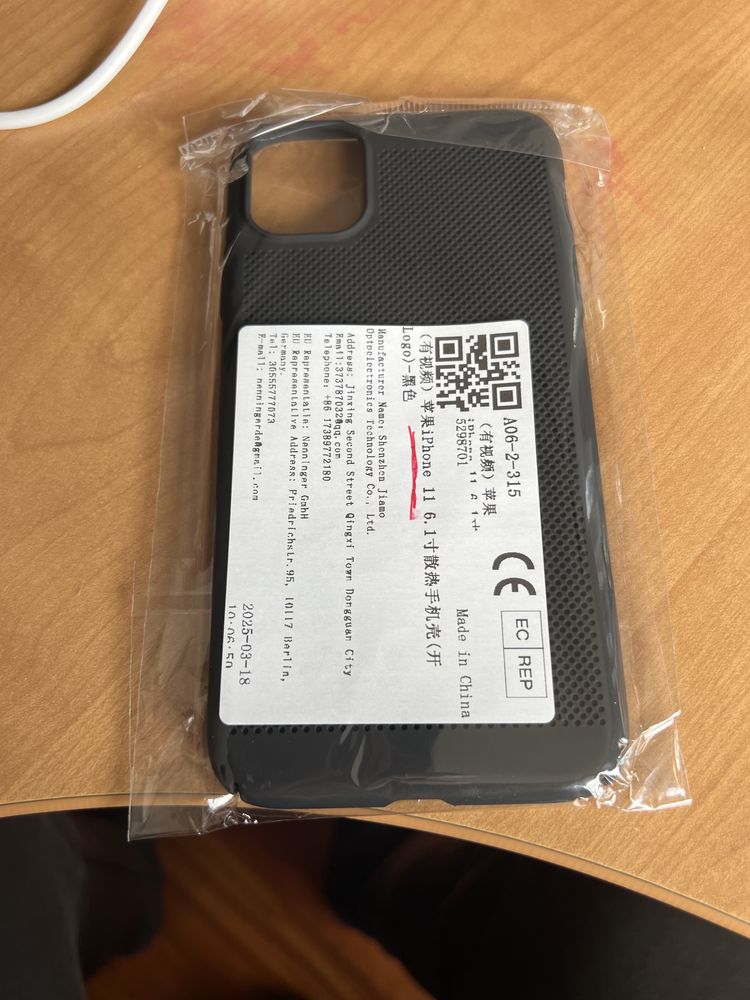 Capa iphone 11 nova, nunca usada