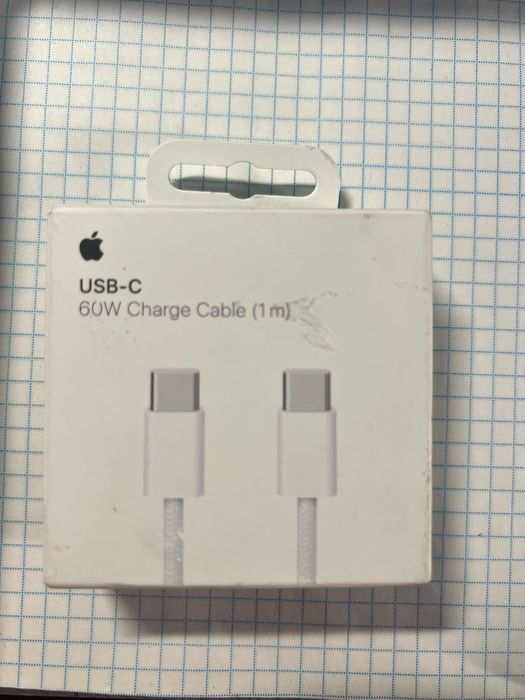 Оригінальний USB-C 60W Charge Cable 1m A2795 MW493AM/A