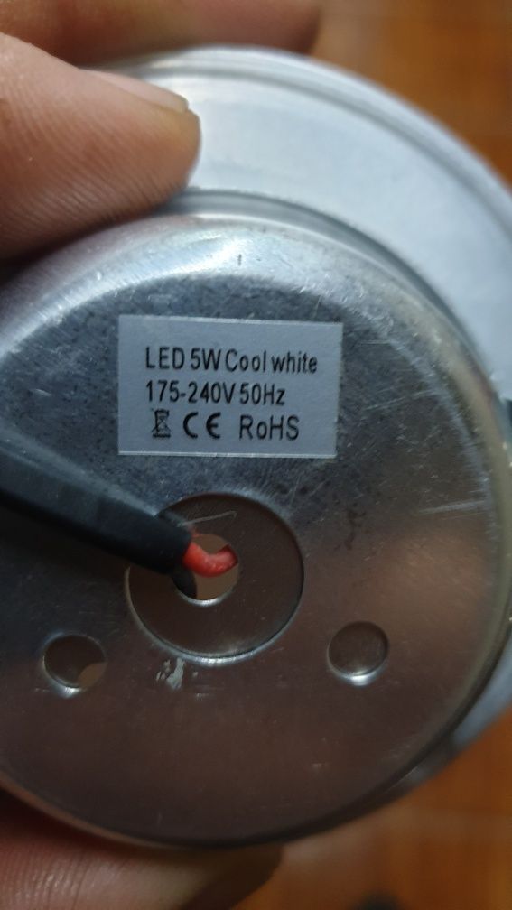 Set 10 leds aluminio 5w