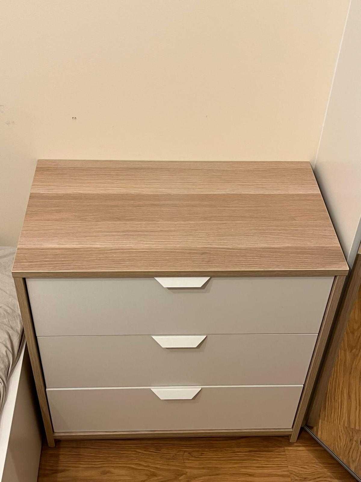 Komoda IKEA ASKVOLL 3 szuflady 70x41x68cm