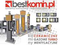 8m KW Fi 200 BKS Komin ceramiczny Wentylacyjne Pustaki kominowe Akces