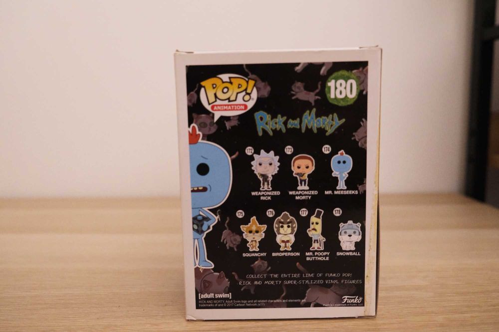 Funko Pop Figure Mr. Meeseeks with Meeseeks Box 180 (Nunca Aberto)