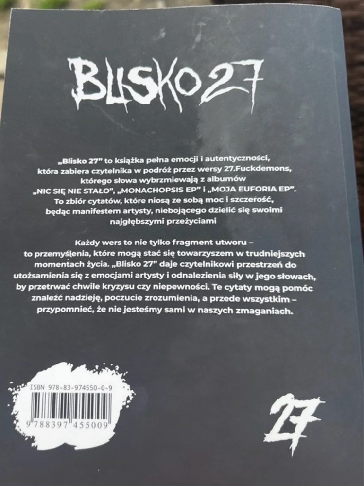 Ksiazka BLISKO 27 Max Jankowski