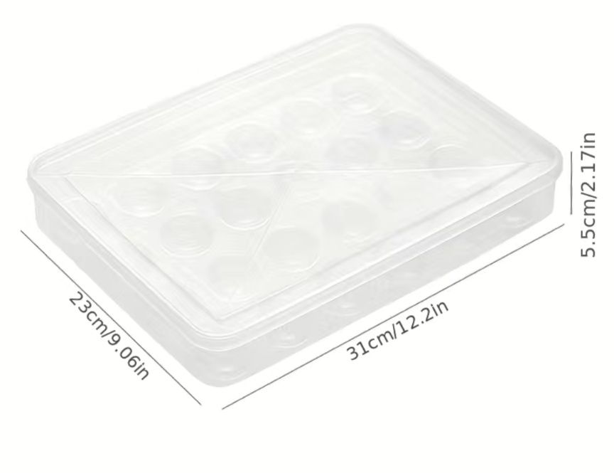 Caixa plástico para ovos